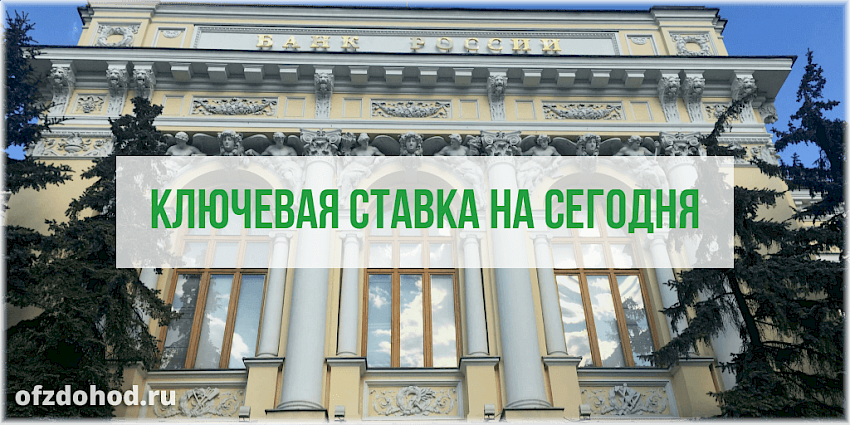 Ключевая ставка на сегодня
